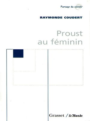 cover image of Proust au féminin